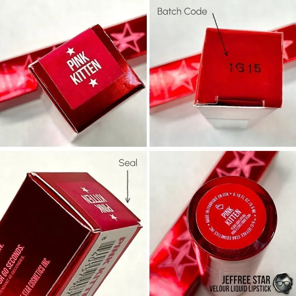 JEFFREE STAR VELOUR LIQUID LIPSTICK PINK KITTEN FULL PIGMENT LIP COLOR MAGENTA